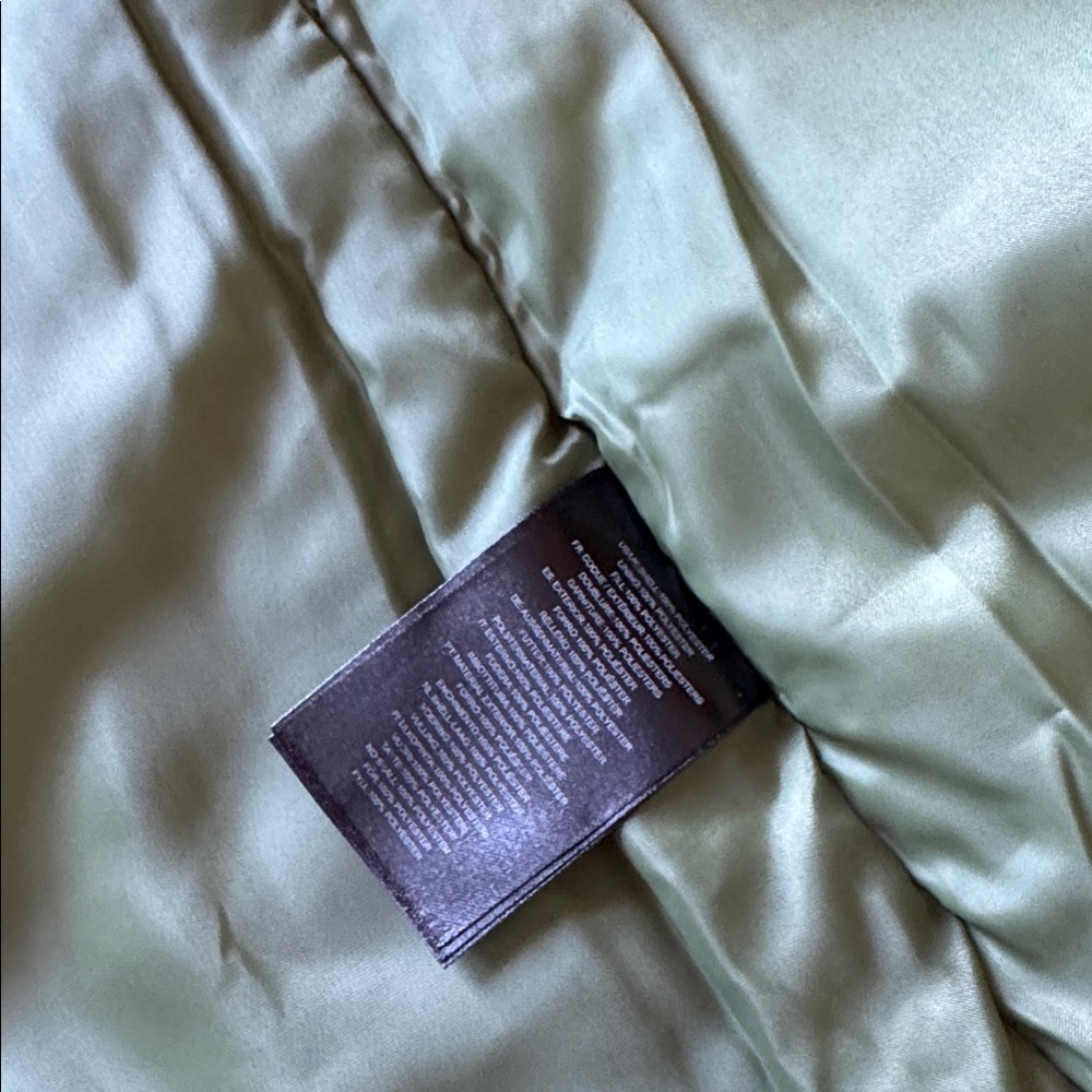 HUF Men’s NWOT Pleasures Midland Olive Green Checkered Streetwear Quilted Vest - Picture 11 of 13